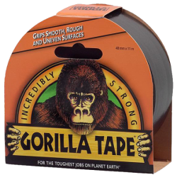 Czarna taśma klejąca gorilla 32m supermocna gaffer