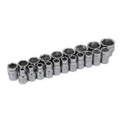 Sada nástrčných kľúčov 6 uhlových 3/8 6-22mm neilsen