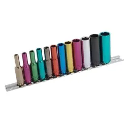 Sada nástrčných kľúčov 6 uhlových 1/4" dlhých 4-13mm neilsen