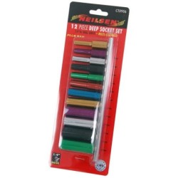 Zestaw nasadek klucze 6kąt 1/4" długie 4-13mm neilsen