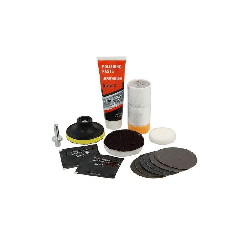 Zestaw do regeneracji polerowania lamp reflektorów neilsen