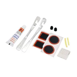 Repair kit for inner tubes - glue patches grater box