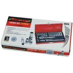 Zestaw kluczy nasadowych 1/4'' 24el. klucze