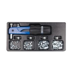 Nitownica ręczna do nitonakrętek m4 m8 z zestawem nitonakrętek