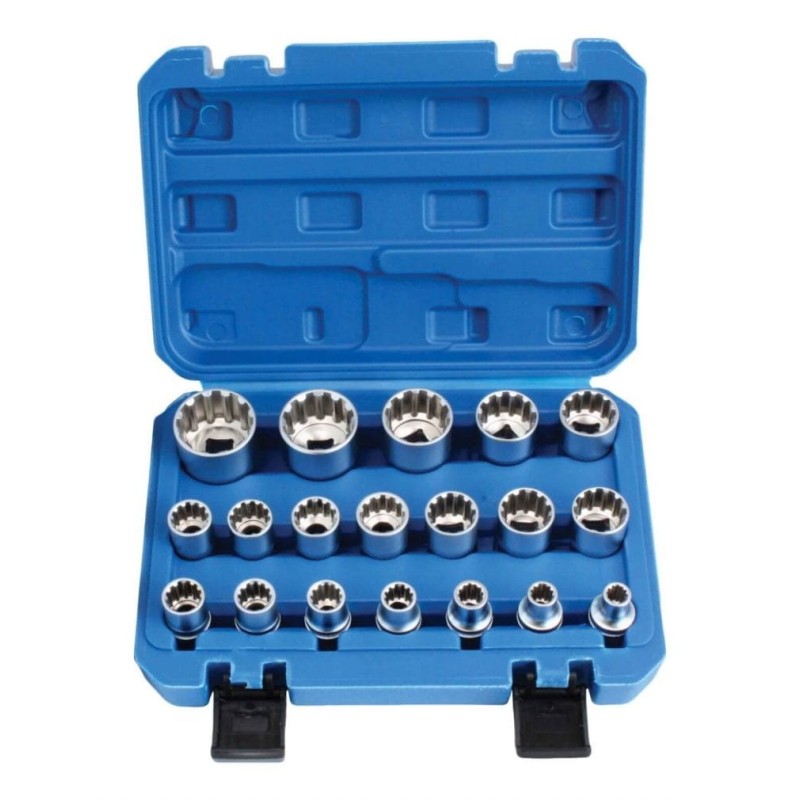 Nasadki 12 kąt. vario-plus 1 2 zestaw 19 szt.