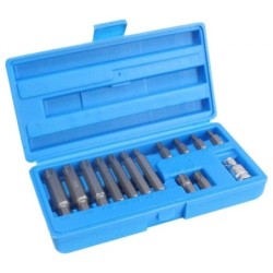 Ribe bit set m5-m14 adaptor 1/2 14pcs