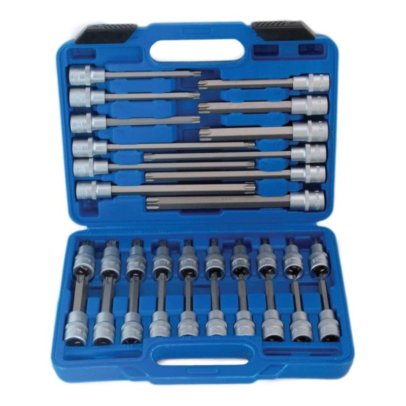 Zestaw Klucze Torx Nasadki nasadka 1 2 32 el T20 - T70