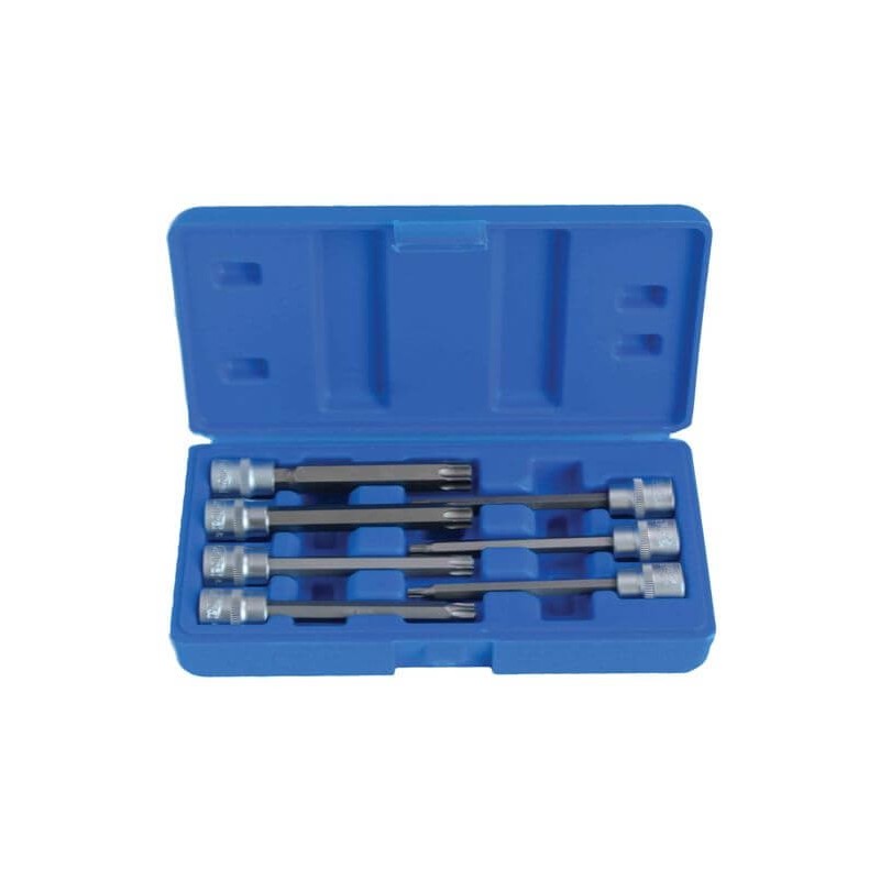 Klucze nasadowe torx extra long 3 8 7elem.