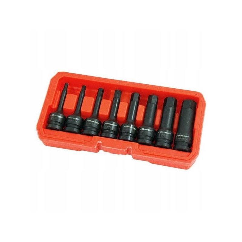 Kpl kluczy udarowych imbus nasadki udarowe h5-19