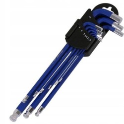 Klucze imbus hex 1.5-10 mm wzmocnione extra długie