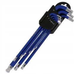 Klucze imbus hex 1.5-10 mm wzmocnione extra długie