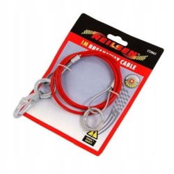 Linka stalowa hak przyczepa laweta zrywka zrywu