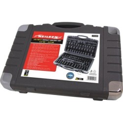 Profesjonalny zestaw nasadek udarowych metryczne calowe 1/2 3/8 119el walizka narzędziowa