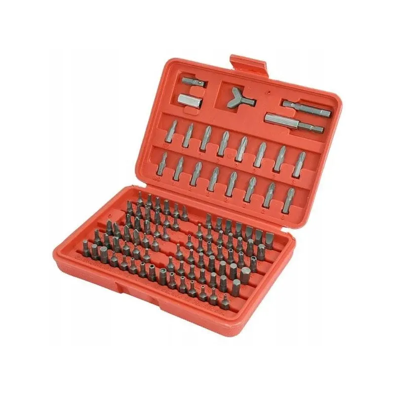 Końcówki bity imbus torx do wkrętarki zestaw 100el