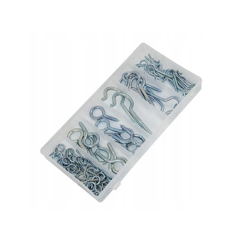 Haczyk hak wkręcany zaczep zapięcie haczyki 80el