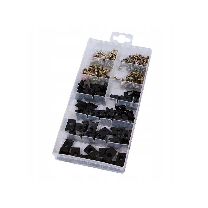 Wkręty podkładki do karoserii zestaw 170 szt