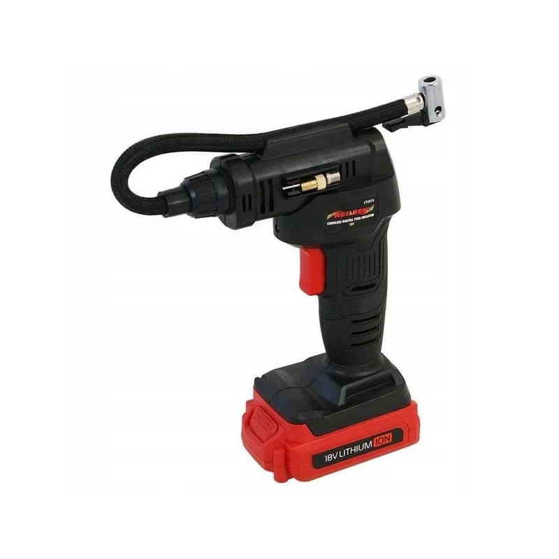 Pistolet do pompowania kół 8 bar ciśnieniomierz