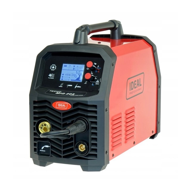 Spawarka migomat tecnomig 205 lcd v2 synergia alu mig mma tig 200a