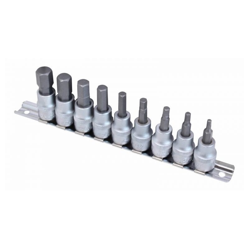 Zestaw bitów typu hex 3 8 9szt listwa