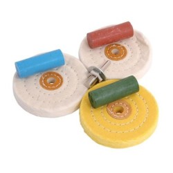 Cleaning and polishing brush set