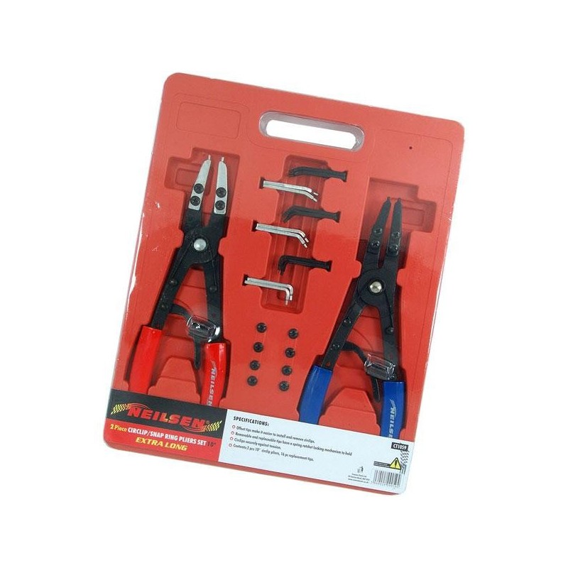 Szczypce do pierścieni segera zewnętrzne wewnętrzne