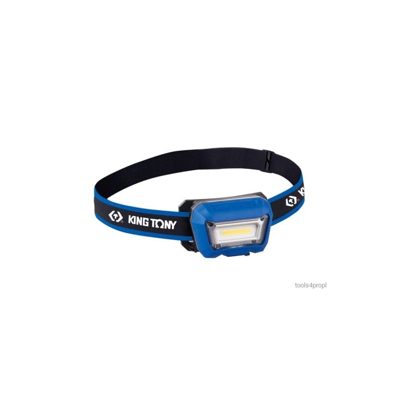 Latarka czołowa latarka 3w cob led king tony
