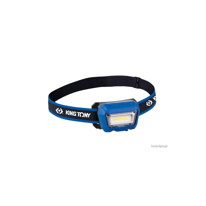 Latarka czołowa latarka 3w cob led king tony