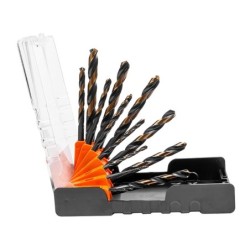 Wiertła do metalu zestaw wierteł 1-10 mm 19 elem. profi