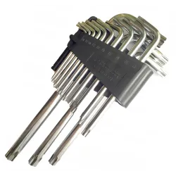 Dlhé torx kľúče veľká sada 13 kusov t10-t70 richmann