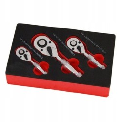 Zestaw grzechotka 3 sztuk 1/4 3/8 1/2 neilsen