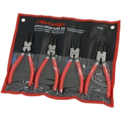 Seger ring pliers 180mm, 4pc.