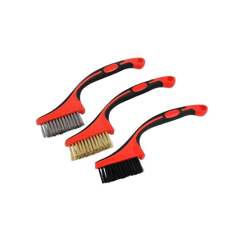 Szczotki druciane nylon mosiądz stal 3 sz