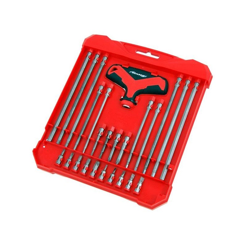 Zestaw bitów z pokrętłem długie imbus torx hex