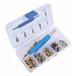 Zaworki do klimatyzacji zestaw zaworków z kluczem