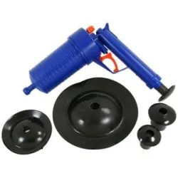 Pumping gun pipe cleaner toilet sink