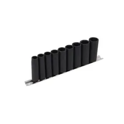 Set of sockets impact spanners long 3/8 10-19mm
