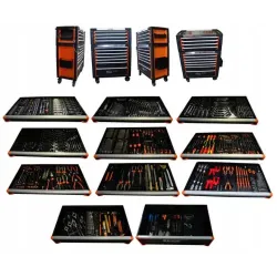 Skriňa na náradie pracovný stôl vozík 790 El 7-zásuvkový nadstavec Corona Richmann