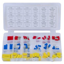 Złącza elektryczne konektory mix 76 el. rolson