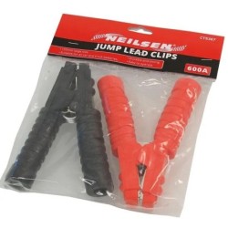 Krokodylki zaciski do kabli rozruchowych 2 szt.