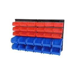 Pojemniki kuwety magazynowe 30szt tablica