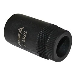 Polygon socket for aligning the shaft in the first