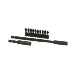 Impact bits ph2 pz2 25mm holder 2pcs neilsen