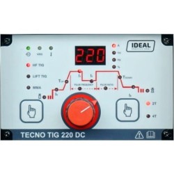 Tecno tig 220 ac/ dc pulse digital + zestaw tig