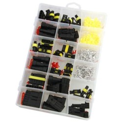 Connector block hermetic connector set