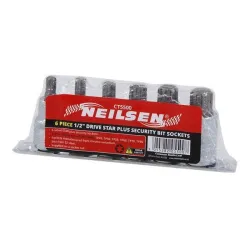 Набір торцевих головок torx plus tp45-tp80 1/2 neilsen