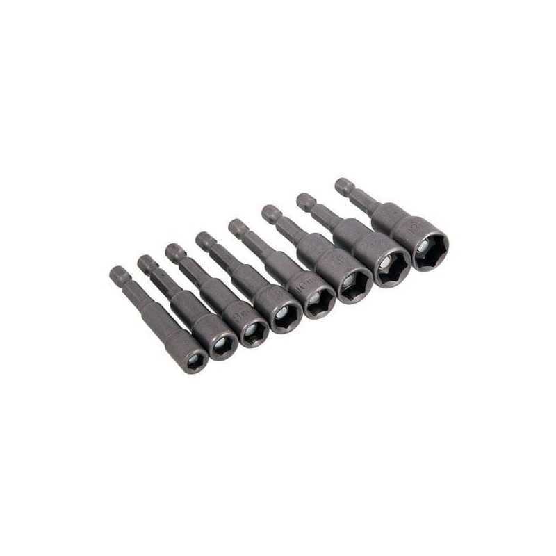 Zestaw kluczy nasadowych do wkrętarki magnetyczne