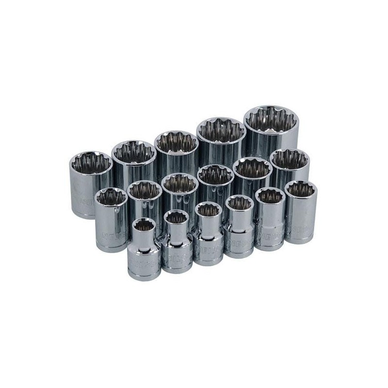 Profesjonalny zestaw nasadek 12-kąt. 10-30 mm