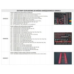 Wózek warsztatowy grosley 250 el.