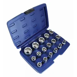 Protišmykové zásuvky 6 uhlov 1/2 17el 10-32mm asta