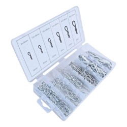 Zawleczki sprężyste w zestawie 150szt 1.6-3.8mm ocynk